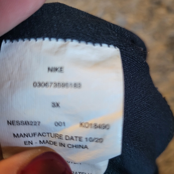 NIKE Essentials Black U-Back Plus Sz One-Piece Swimsuit 3x - Picture 7 of 8